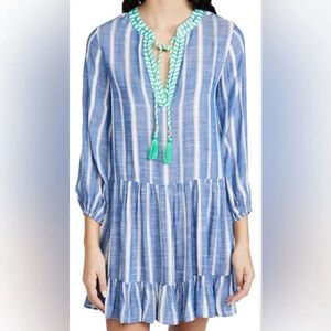 Shoshanna Umbrella Stripe Mini Dress